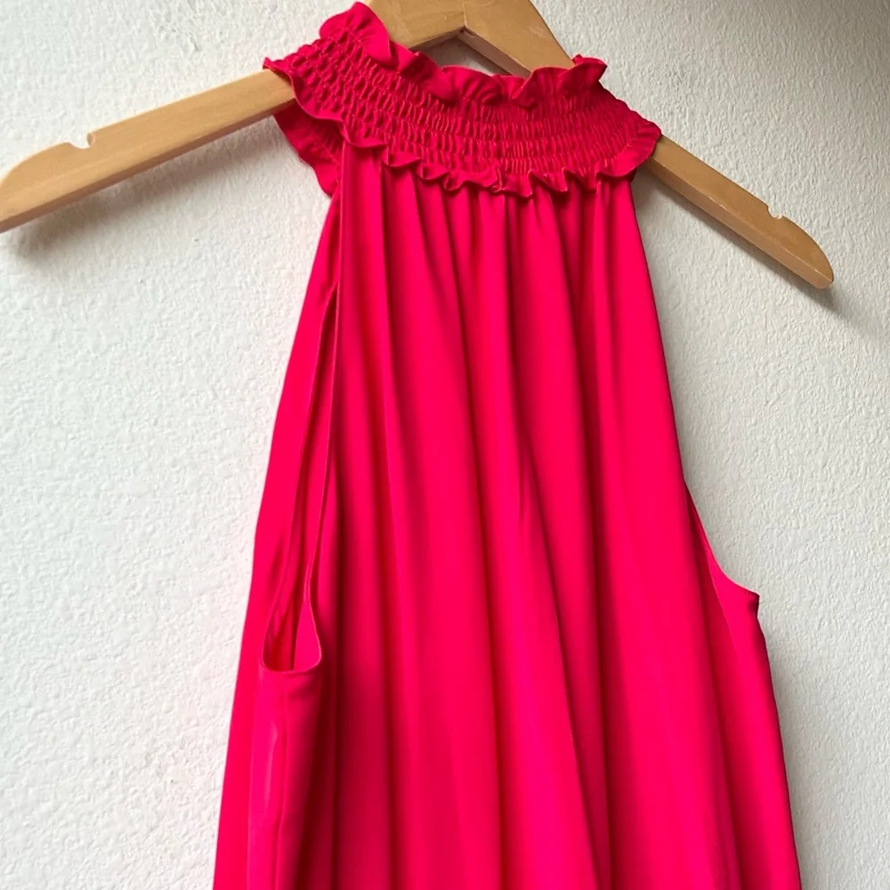 Amanda Uprichard Lipstick Res Halter Neck Sorella Mini Dress Sz M - Picture 9 of 14